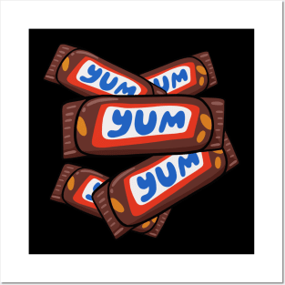 Chocolate Bars - Snack Lover Art Posters and Art